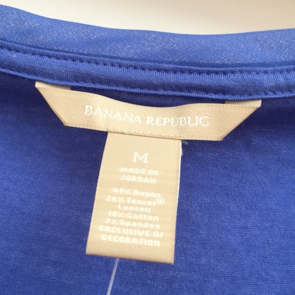 Banana Republic NWT blue long sleeve shirt - M - Picture 5 of 6